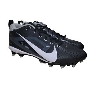 Nike Men's Size 11.5 Alpha Menace 4 Varsity (FN0027 001) Football Cleat Black